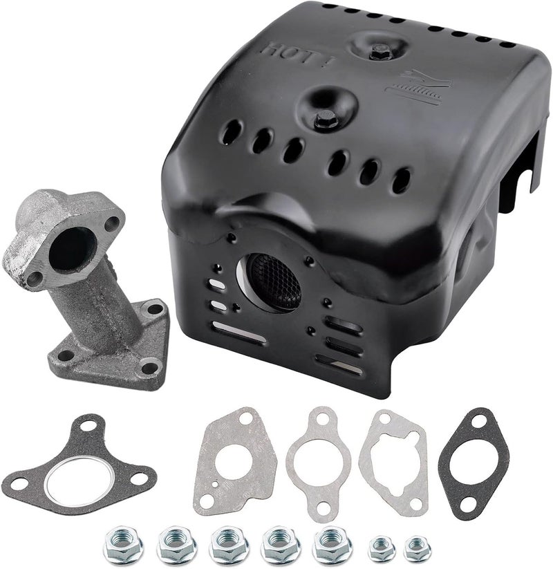 JJing Exhaust Muffler Assembly for Harbor Freight Predator 301cc 8HP Engine 62554 and More - Image 1